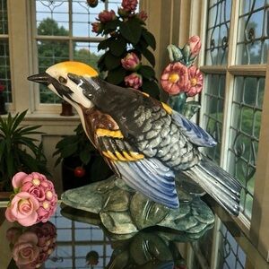 Vintage Stangl Pottery Bird Chestnut Sided Warbler Figurine  Excellent condition